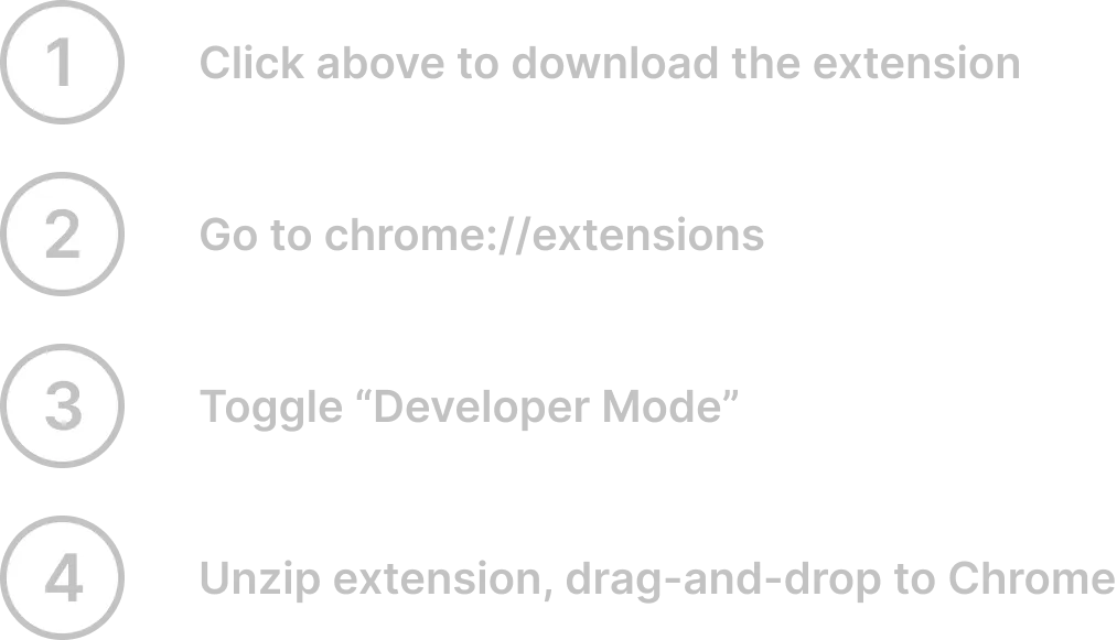 Chrome Setup Bullets
