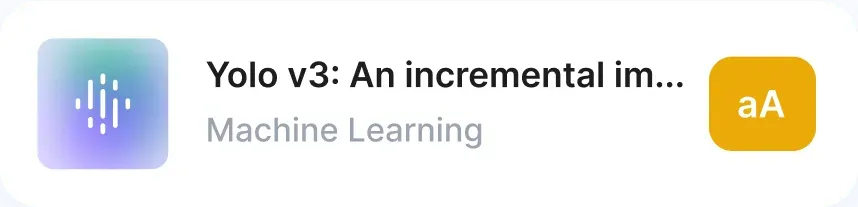 App interface preview
